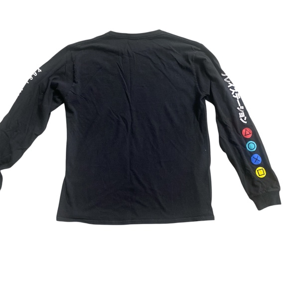 PlayStation Japan Ripple Junction Mens Preowned Long Sleeve T-Shirt Size Medium - Picture 6 of 6